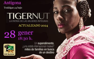 Emisión de «Tigernut – La patria de las mujeres íntegras» en Antígona